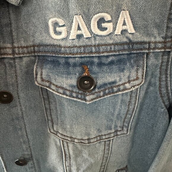 GAGA Lady Gaga Joanne Tour Limited Edition Jean Jacket   *Kids XL Size* - Picture 10 of 14